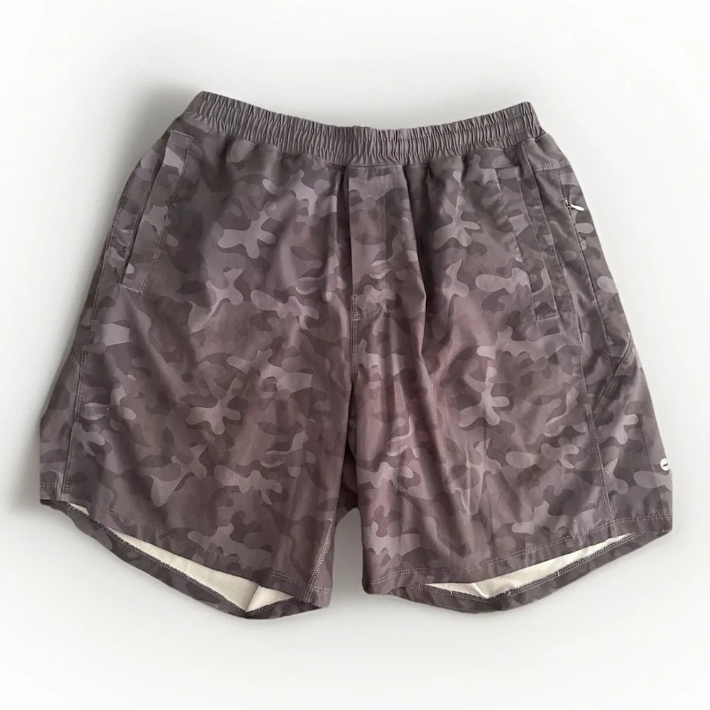 Freeballers Mens XL Black Camo Lined Shorts 8